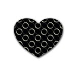 Digital-scrapbooking Rubber Heart Coaster (4 pack) Front