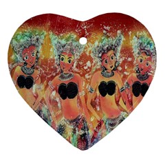 Indonesia-lukisan-picture Ornament (heart) by nateshop