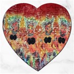 Indonesia-lukisan-picture Jigsaw Puzzle (Heart) Front