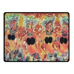 Indonesia-lukisan-picture Fleece Blanket (small) by nateshop