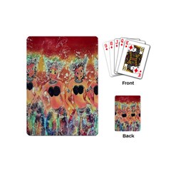 Indonesia-lukisan-picture Playing Cards Single Design (mini) by nateshop