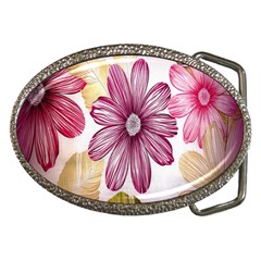 Print-roses Belt Buckles by nateshop