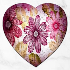 Print-roses Jigsaw Puzzle (heart) by nateshop