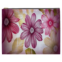 Print-roses Cosmetic Bag (xxxl) by nateshop