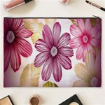 Print-roses Cosmetic Bag (XXXL) Back