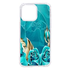 Crystal Butterfly, Floral, Flower, Girly, Gold, Golden, Pretty Iphone 14 Pro Max Tpu Uv Print Case