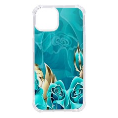 Crystal Butterfly, Floral, Flower, Girly, Gold, Golden, Pretty Iphone 14 Tpu Uv Print Case