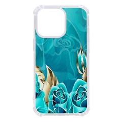 Crystal Butterfly, Floral, Flower, Girly, Gold, Golden, Pretty Iphone 13 Pro Tpu Uv Print Case