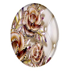 Butterfly Dreams, Bonito, Butterfly, Dream, Flower, Girly Oval Glass Fridge Magnet (4 Pack) by nateshop