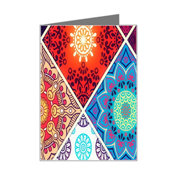 Mandala Pattern, Desenho, Designs, Glitter, Pattern Mini Greeting Card