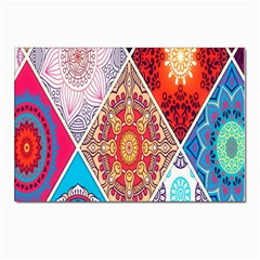 Mandala Pattern, Desenho, Designs, Glitter, Pattern Postcards 5  X 7  (pkg Of 10) by nateshop