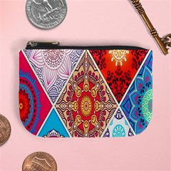 Mandala Pattern, Desenho, Designs, Glitter, Pattern Mini Coin Purse by nateshop