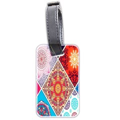 Mandala Pattern, Desenho, Designs, Glitter, Pattern Luggage Tag (two Sides) by nateshop