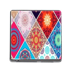 Mandala Pattern, Desenho, Designs, Glitter, Pattern Memory Card Reader (square 5 Slot)