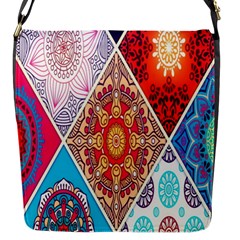 Mandala Pattern, Desenho, Designs, Glitter, Pattern Flap Closure Messenger Bag (s) by nateshop