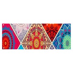 Mandala Pattern, Desenho, Designs, Glitter, Pattern Banner And Sign 8  X 3  by nateshop