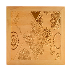 Mandala Pattern, Desenho, Designs, Glitter, Pattern Wood Photo Frame Cube by nateshop