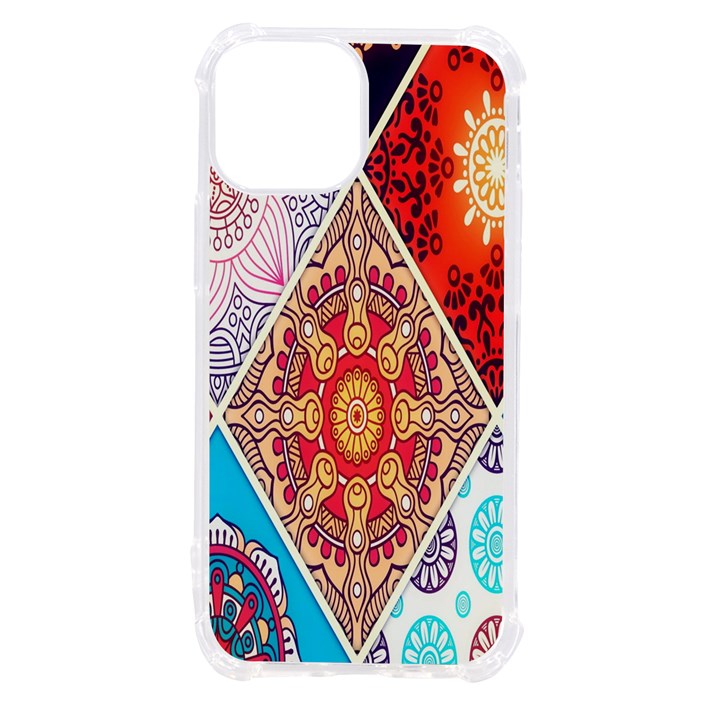 Mandala Pattern, Desenho, Designs, Glitter, Pattern iPhone 13 mini TPU UV Print Case