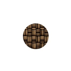 Brown Weaving Texture, Macro, Brown Wickerwork 1  Mini Buttons by nateshop