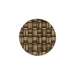 Brown Weaving Texture, Macro, Brown Wickerwork Golf Ball Marker (4 pack) Front