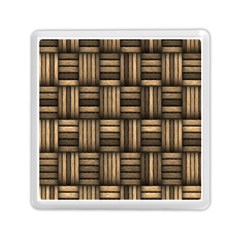 Brown Weaving Texture, Macro, Brown Wickerwork Memory Card Reader (square) by nateshop