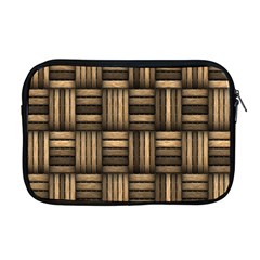 Brown Weaving Texture, Macro, Brown Wickerwork Apple Macbook Pro 17  Zipper Case by nateshop