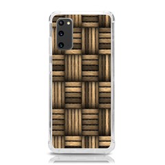 Brown Weaving Texture, Macro, Brown Wickerwork Samsung Galaxy S20 6 2 Inch Tpu Uv Case by nateshop