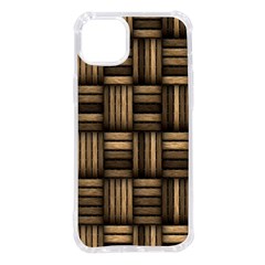 Brown Weaving Texture, Macro, Brown Wickerwork Iphone 14 Plus Tpu Uv Print Case