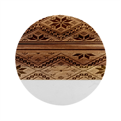 Bulgarian Marble Wood Coaster (round) by nateshop