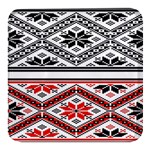 Bulgarian Square Glass Fridge Magnet (4 pack) Front