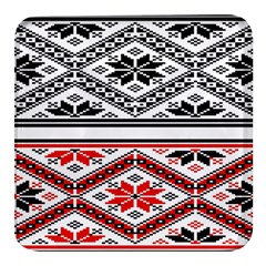 Bulgarian Square Glass Fridge Magnet (4 Pack)