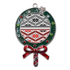 Bulgarian Metal X mas Lollipop With Crystal Ornament by nateshop