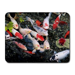 Koi Fish Nature Small Mousepad by Ndabl3x