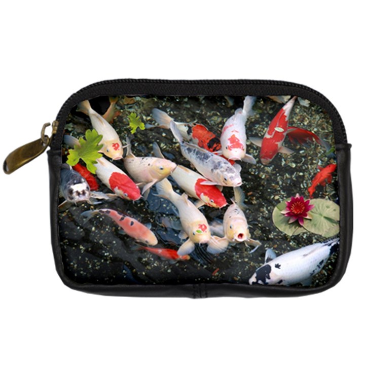 Koi Fish Nature Digital Camera Leather Case