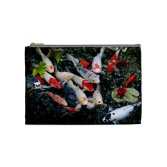 Koi Fish Nature Cosmetic Bag (medium)