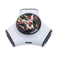 Koi Fish Nature 3-port Usb Hub