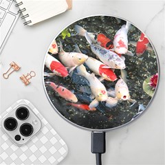 Koi Fish Nature Wireless Fast Charger(white) by Ndabl3x