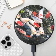 Koi Fish Nature Wireless Fast Charger(black) by Ndabl3x