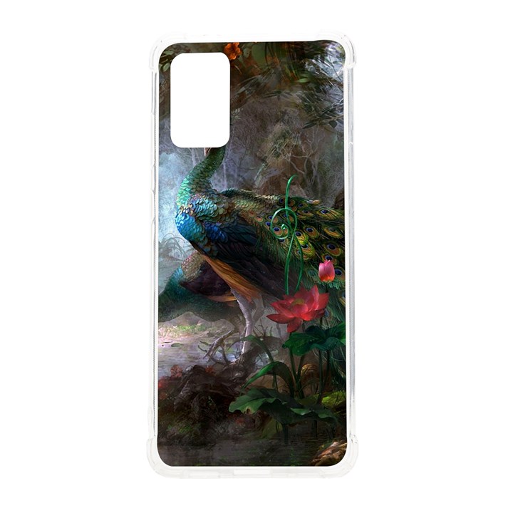 Peacock Art Painting Samsung Galaxy S20Plus 6.7 Inch TPU UV Case