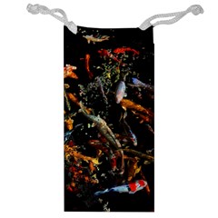 Shoal Of Koi Fish Water Underwater Jewelry Bag by Ndabl3x