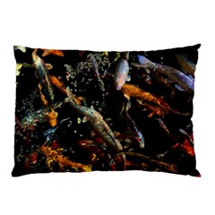 Shoal Of Koi Fish Water Underwater Pillow Case by Ndabl3x