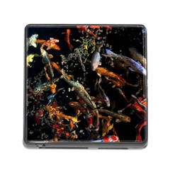 Shoal Of Koi Fish Water Underwater Memory Card Reader (square 5 Slot) by Ndabl3x