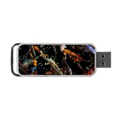 Shoal Of Koi Fish Water Underwater Portable Usb Flash (two Sides) by Ndabl3x