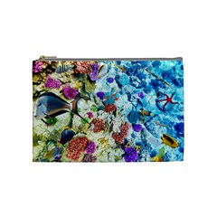 Fish The Ocean World Underwater Fishes Tropical Cosmetic Bag (medium)