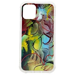 Detail Of A Bright Abstract Painted Art Background Texture Colors Iphone 12 Mini Tpu Uv Print Case	 by Ndabl3x