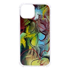 Detail Of A Bright Abstract Painted Art Background Texture Colors Iphone 13 Tpu Uv Print Case by Ndabl3x