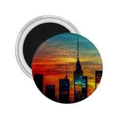 New York City Skyline Usa 2 25  Magnets by Ndabl3x