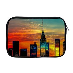 New York City Skyline Usa Apple Macbook Pro 17  Zipper Case by Ndabl3x