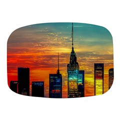 New York City Skyline Usa Mini Square Pill Box by Ndabl3x