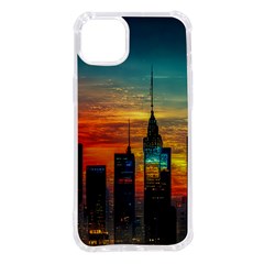 New York City Skyline Usa Iphone 14 Plus Tpu Uv Print Case by Ndabl3x